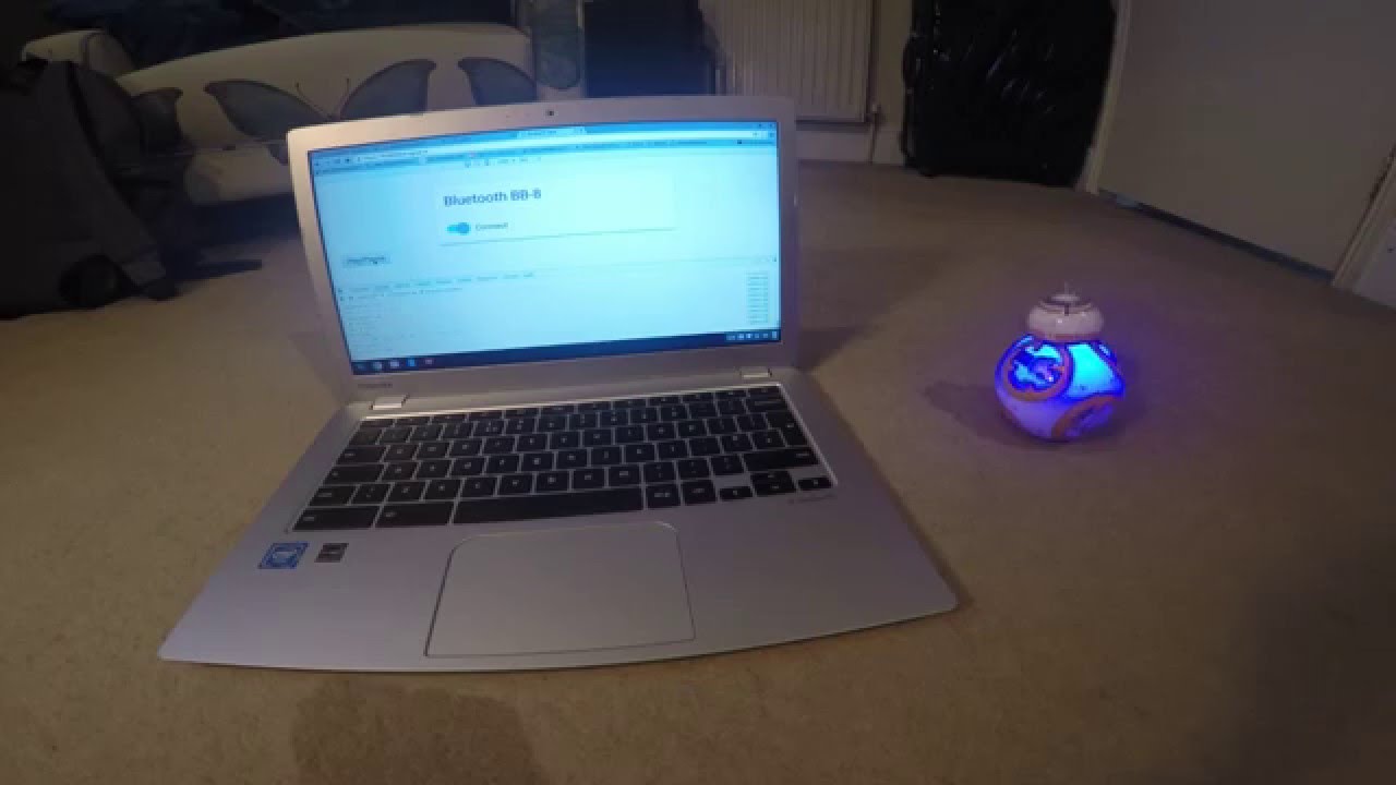 BB-8 Controlled via Web Bluetooth and Web Audio in Chrome