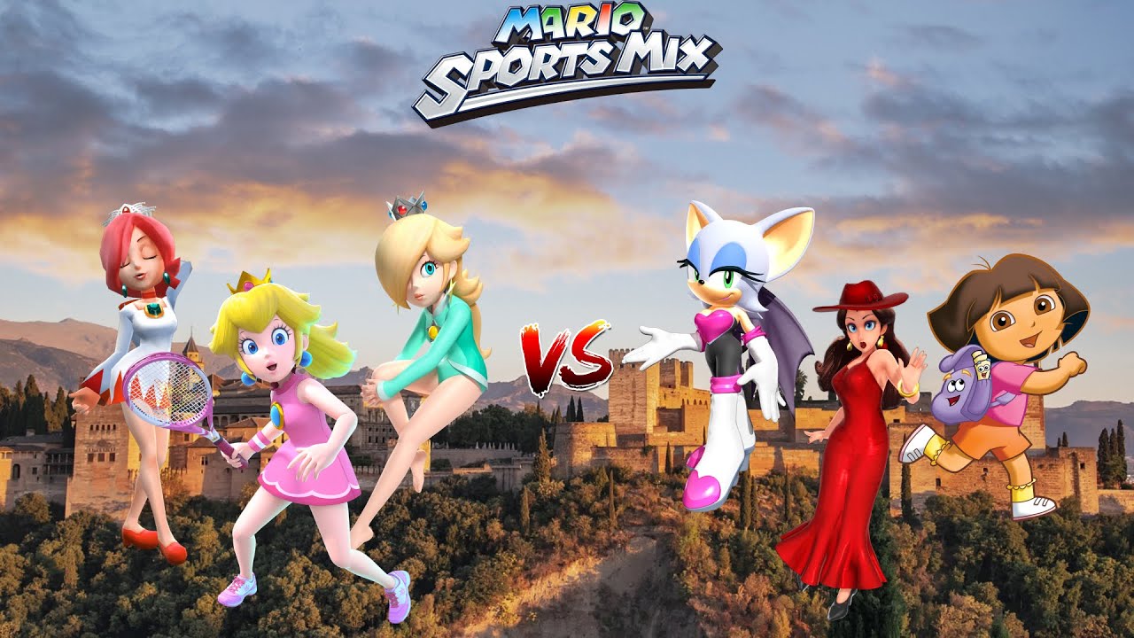 Mario Sports Mix Dodgeball 3 Players Expert CPU Exhibition Match mario-sports-mix-dodgeball-3-players-expert-cpu-exhibition-match