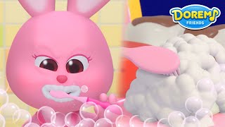 Download Lagu Let's Brush our Teeth│Healthy Habits Song│Doremi Friends - Nursery Rhymes \u0026 Kids Songs MP3