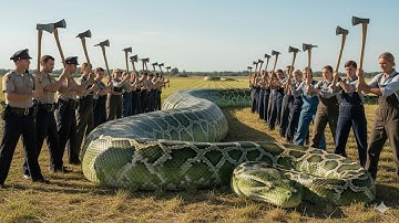 Giant Python Attacks Sheep Farm | Epic Rescue Story