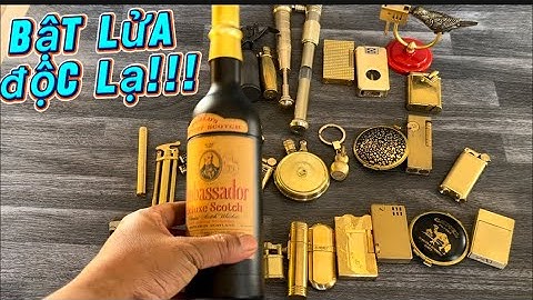 Bật lửa độc lạ _ Bật lửa xăng đá _ Bật lửa độc lạ _ Bật lửa cổ. Tối 5/8 #đồcổcầnthơ #đồcổ 