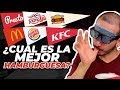 Adivinando HAMBURGUESAS por su SABOR 🍔 | ¿Qué marca es mejor? | Agentes Dementes