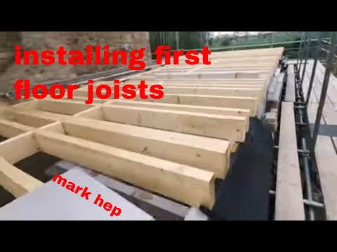 installing first floor joists