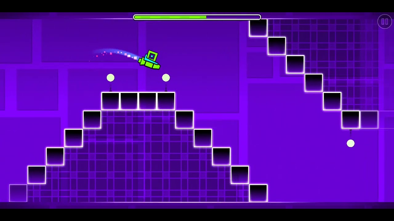 Geometry Dash Lite - Level 2 - Back On Track (Easy) All Coins 100% 01: ...