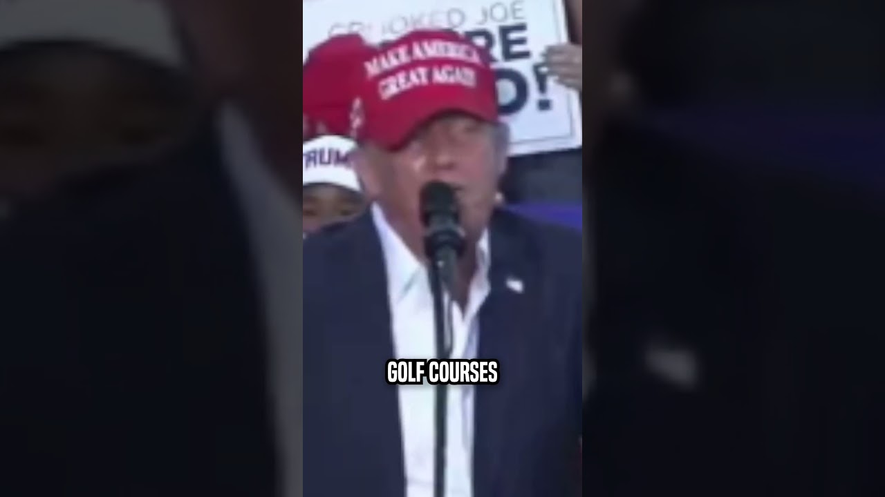 Trump Challenges Joe Biden To a Golf Match #shorts