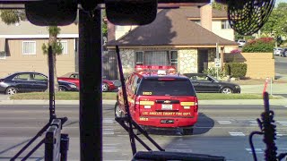 (Ride Along) LACo.FD Engine 170 - Reported Brush Fire