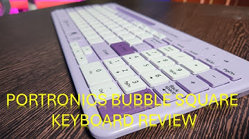 portronics bubble square wireless keyboard