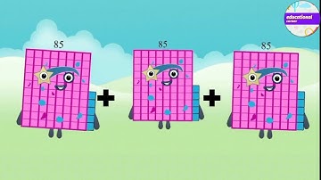 Learn triple  addition 76 to 100 | learn to count @educationalcorner110