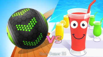 Going Balls VS Juice Run - All Level Gameplay Walkthrough Android,iOS - NEW APP BIG UPDATE