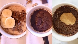 Craving for cake but want something quick and healthy? this recipe is
you! try my eggless healthy oatmeal flour mug cakes. ingredients:
banana chococ...