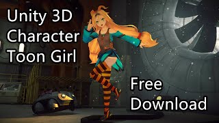 Unity Character - Cartoon Girl (Unity-Chan) - Free Download