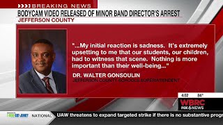 Bodycam footage released from arrest of Minor HS band director