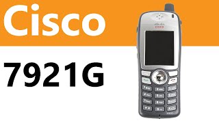 Cisco 7921G Unified Wireless IP Phone - Product Overview