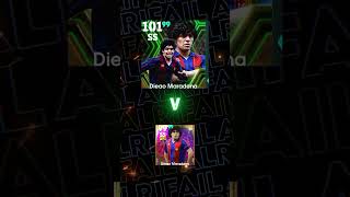 Diego Maradona Top 6  Card in Efootball #shorts #shortvideo