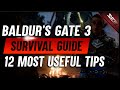 Baldur's Gate 3 👛Starting Guide - 12 Most Useful Things I've Learned (Beginner Guide, Tips & Tricks)