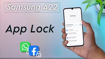 Hoe je app-vergrendeling instelt op de Samsung Galaxy A22 | Samsung A22 me App Lock Kaise Lagaye