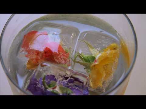 Floral Ice Cubes