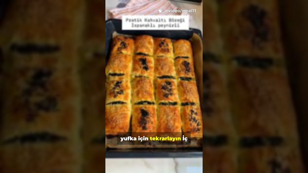 Ispanaklı Börek #ispanakliborek #pratiktarifler #yemektarifleri #tarif # #food #recipe