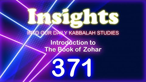 Introduction to the Book of Zohar