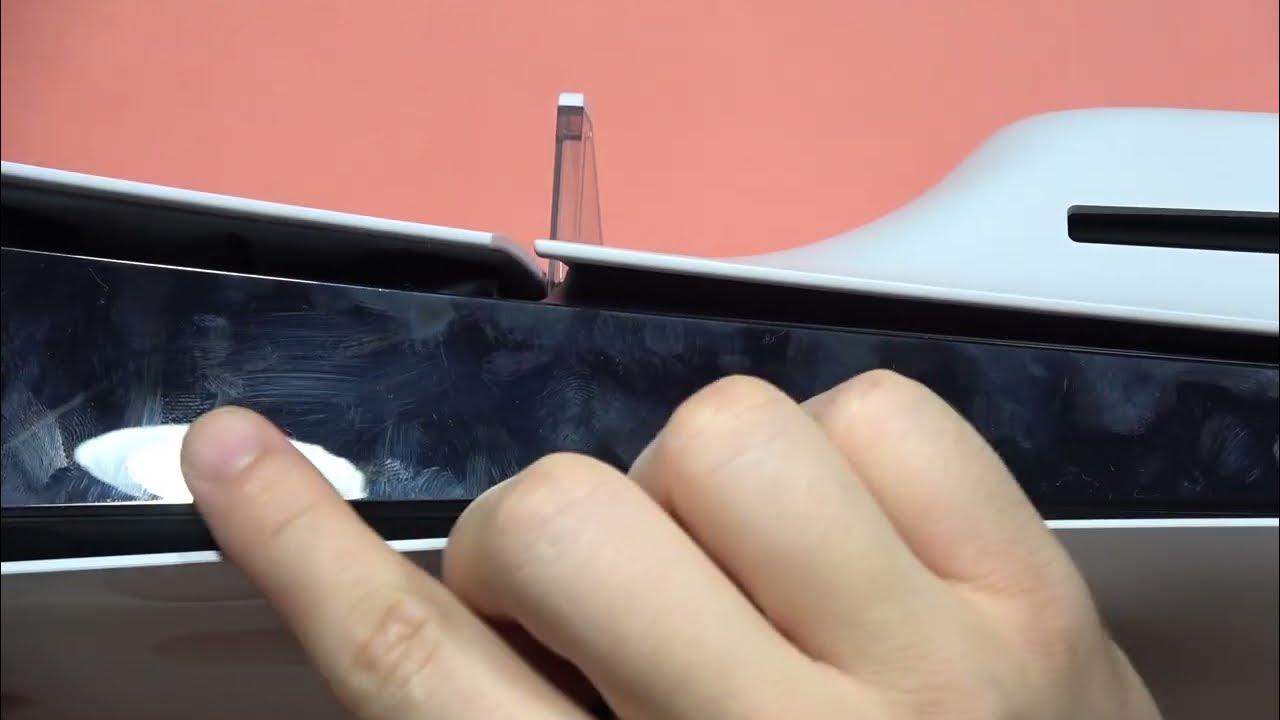 PS5 Slim SCRATCHES when wiped with a cloth Terrible quality of