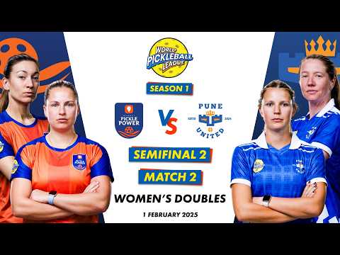 WPBL S1 Semi Finals | Mumbai Pickle Power VS Pune United | Women’s Doubles