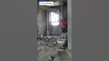 Easy way to break a wall using a hammer | #yt #youtubeshorts #shortfeed