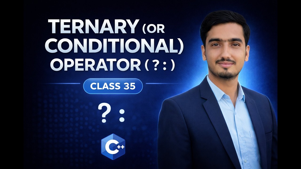 C++ Ternary Operator Explained in Urdu | Conditional Operator ...