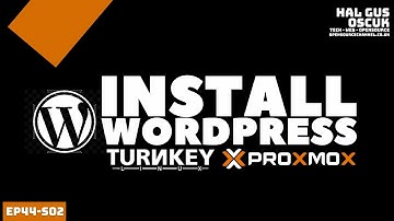 WordPress installeren op Proxmox met behulp van Turnkey Templates