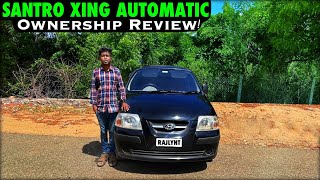 HYUNDAI SANTRO XING AUTOMATIC OWNERSHIP | In-Depth Hatchback Petrol & LPG Car Drive Review !! Tamil