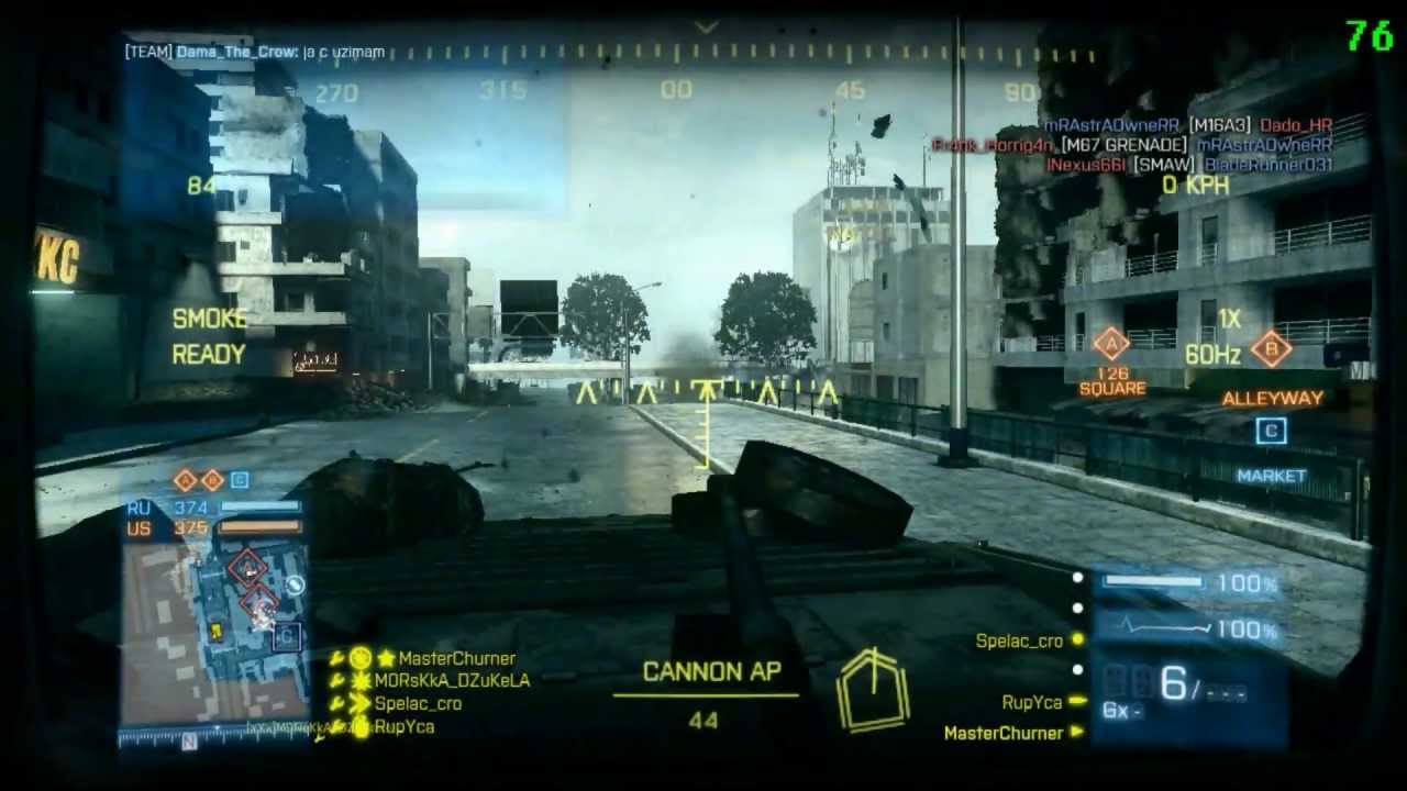 xXx CRO vs BUG finest 12on12, Bazzar R2, 13.01.2013. BF3