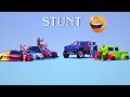 Who is the King of Stunts? Spiderman, Hulk, Iron Man, &amp; Deadpool in GTA 5!