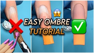 EASY OMBRE TUTORIAL 💅🏼 (UNDER 2 MINUTES!!😱)
