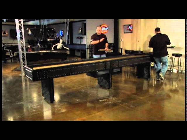 Shuffleboard Table How To Use Wax and Silicone on Vimeo