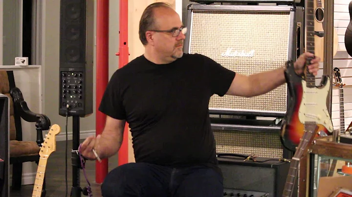 Greg Koch plays a real 1963 Fender Stratocaster at...