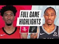 ROCKETS at SPURS | FULL GAME HIGHLIGHTS | January 16, 2021