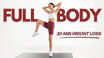 Weight Loss Full-Body Workout🔥 20 Minutes (No Equipment, No Jumping)