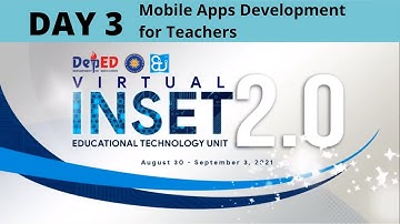 VINSET 2.0 DAY 3 ANSWER KEY | Mobile Apps Development for Teachers