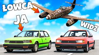 ❄️ CHOWANY I UCIECZKA PRZED SAMOLOTEM!? | BeamNG Drive |