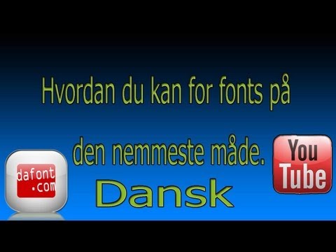 Hvordan i kan dowloade downloade fonts/skrifttyper til photoshop