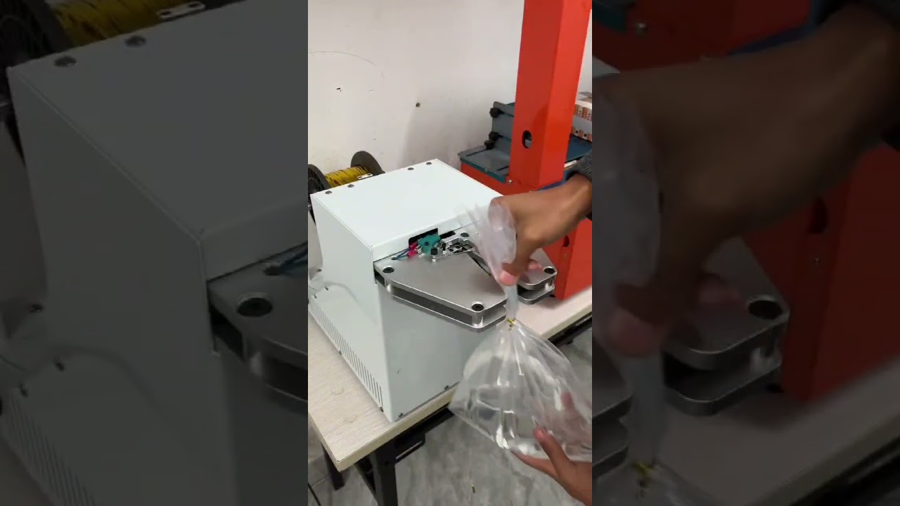 vertical twist tie machine for wet products like ice bag  