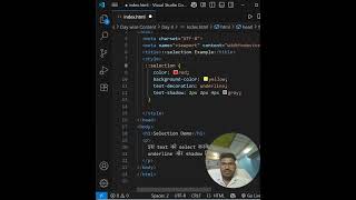 How to changes Selection Color in CSS | ::selection CSS Tutorial |  #coding #itlearninginstitute
