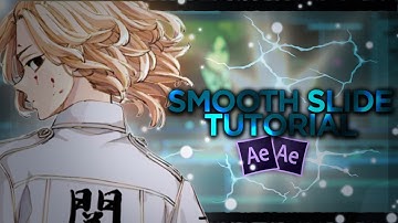 Smooth Slide Transition Tutorial | After Effects | Amv Tutorial |