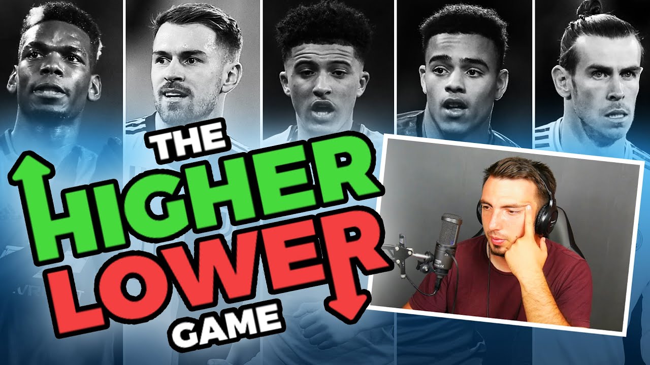 HIGHER LOWER GAME ⚽ FOOTBALL EDITION - YouTube