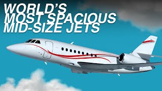 Top 3 Mid-Size Private Jets With Spacious Cabins 2023-2024 | Price & Specs