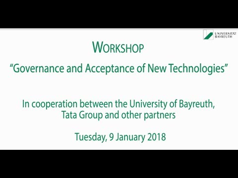 Governance and Acceptance of New Technologies