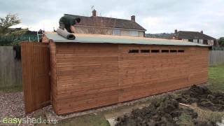 Shed build - time lapse - Easy Shed