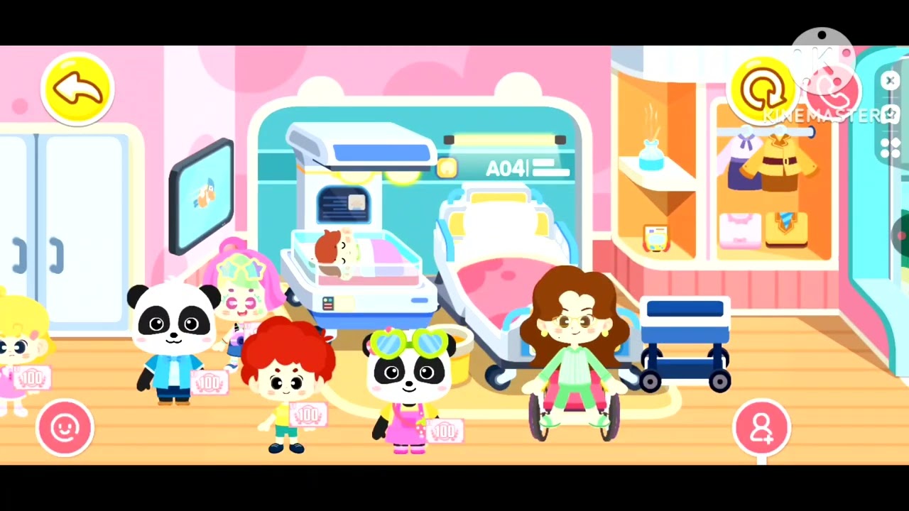 Кики и Миумиу посещают учительницу в роскошной больнице‼️🏪🩺🩼🩹💊|BABYBUS MY WORLD CITY