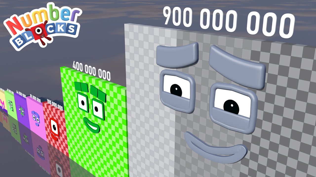 Numberblocks Square ZERO To 900 TRILLION Comparison Numberblocks YouTube