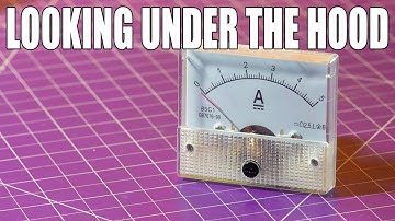 Inspecting And Adjusting An EBay Analog Current Meter