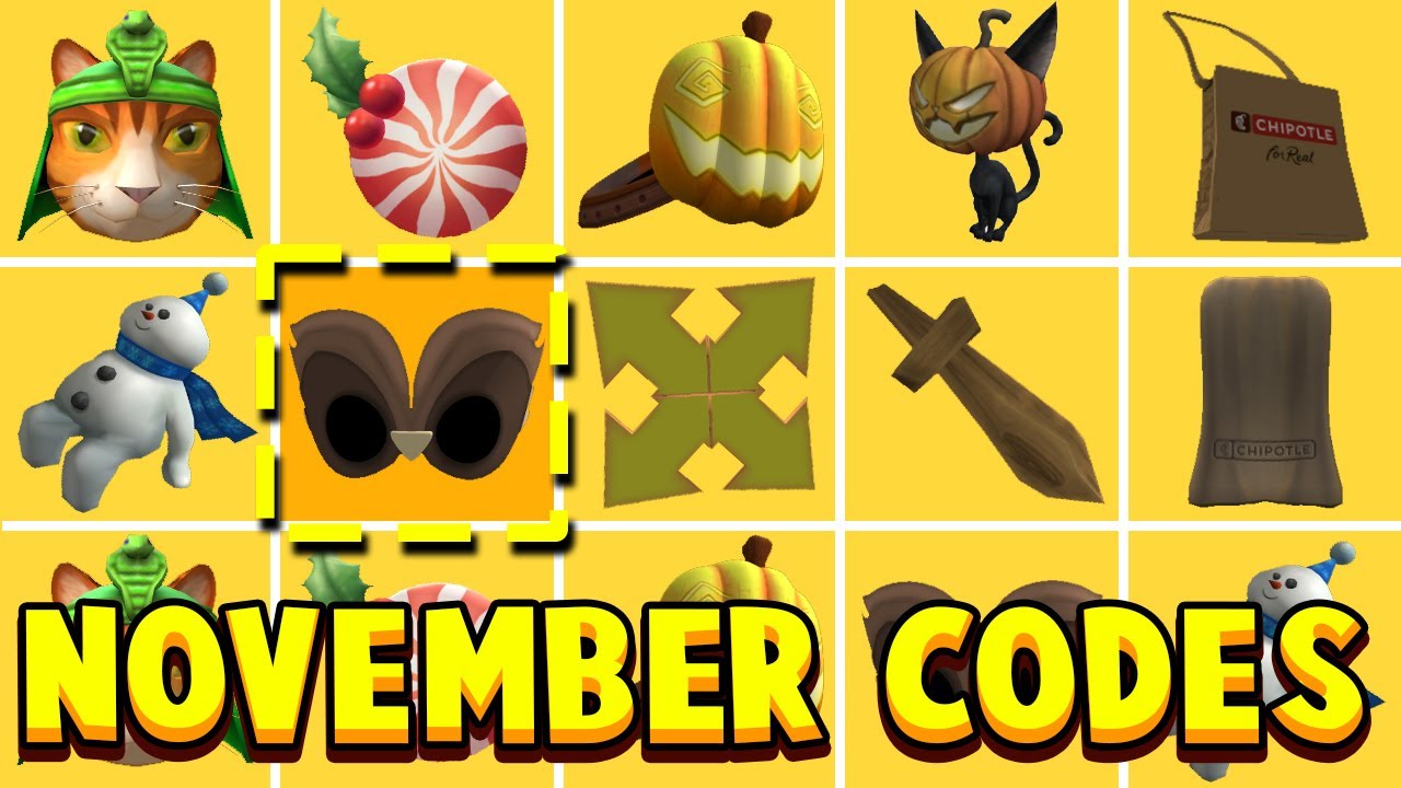 ALL NEW NOVEMBER 2021 ROBLOX PROMO CODES! New Promo Code Working Free Items EVENTS (Not Expired)